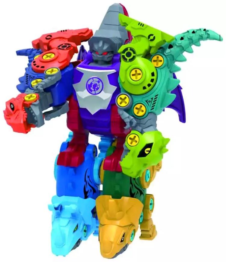 Конструктор Робот-динозавр з пістолетом на шурупах (29599828)