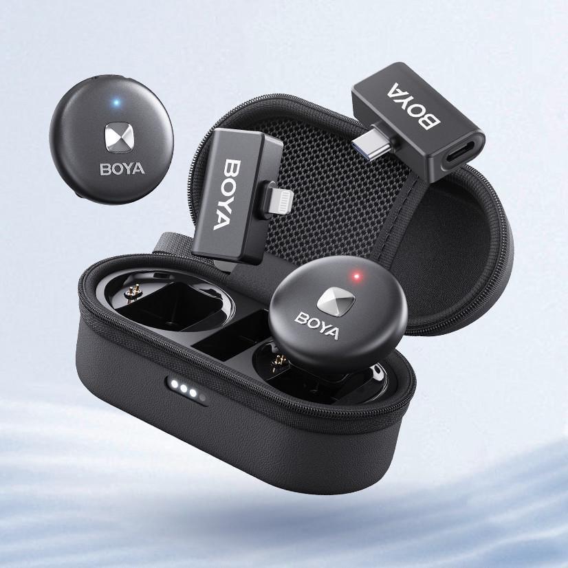 Микрофон беспроводной Boya Omic Type-C Lightning iPhone/Android (2649110376) - фото 3 Микрофон беспроводной Boya Omic Type-C Lightning iPhone/Android (2649110376) - фото 3