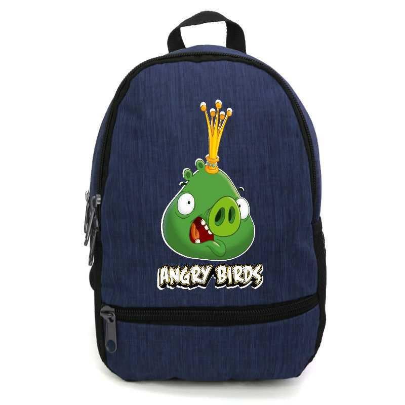 Школьный рюкзак подростковый Cappuccino Toys с принтом Angry Birds ANG-001 12,5 л Синий (2064148358)
