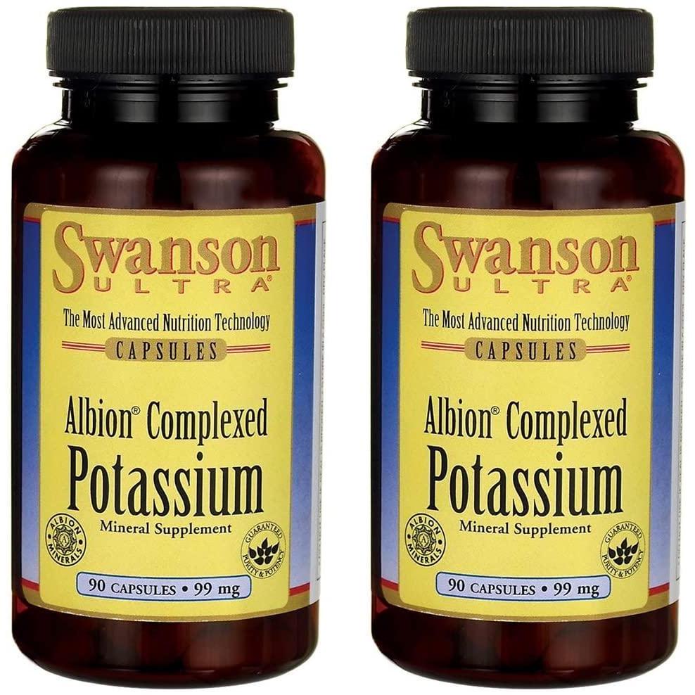 Микроэлемент Калий Swanson Ultra Albion Complexed Potassium 99 мг 180 Caps