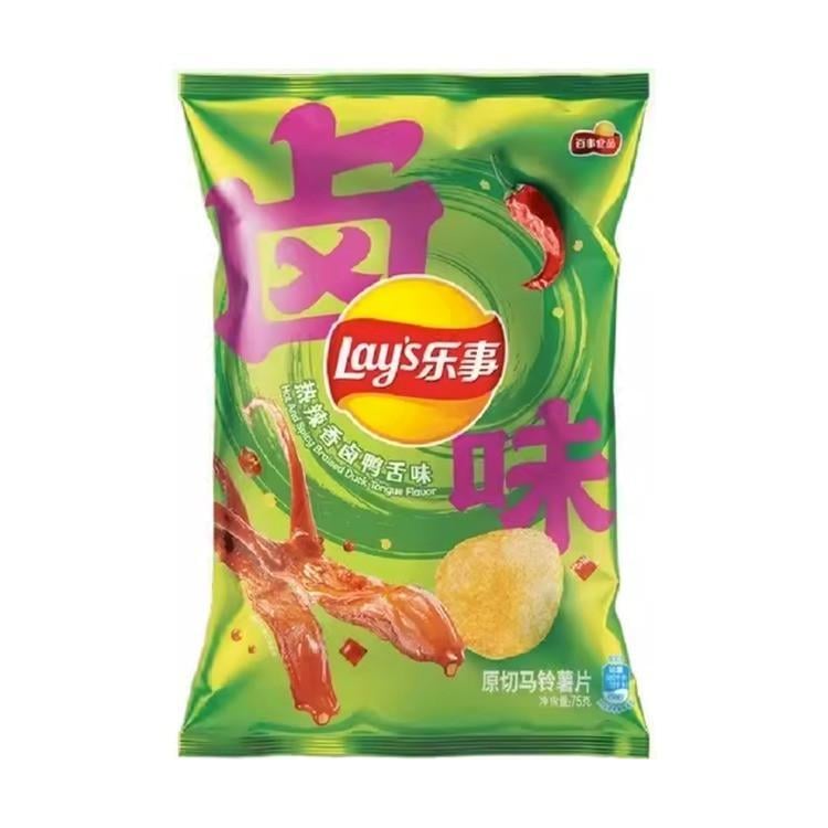 Чипси Lay's Hot and Spicy Braised Duck Tongue Flavor Potato Chips 60 г (2013966437)
