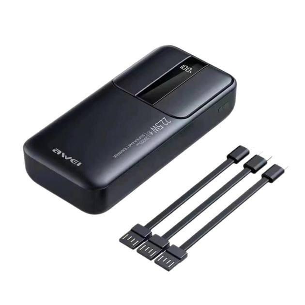 Повербанк AWEI P136K для телефона с быстрой зарядкой 20000 mAh