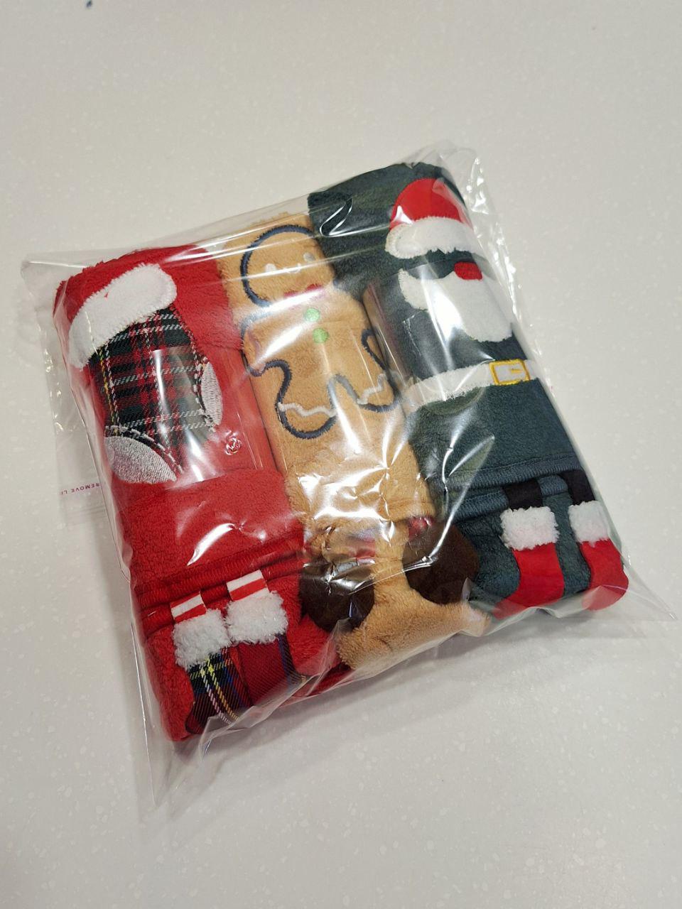 Набір новорічних рушників Colorful Home з петелькою з мікрофібри 35х75 см 3 шт. (1607) - фото 2