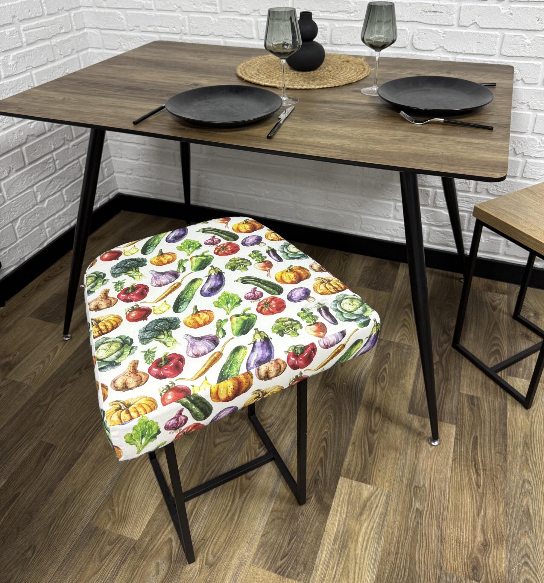 Сиденье Comfort Home Vegetables на стул панама 40х40х5 см