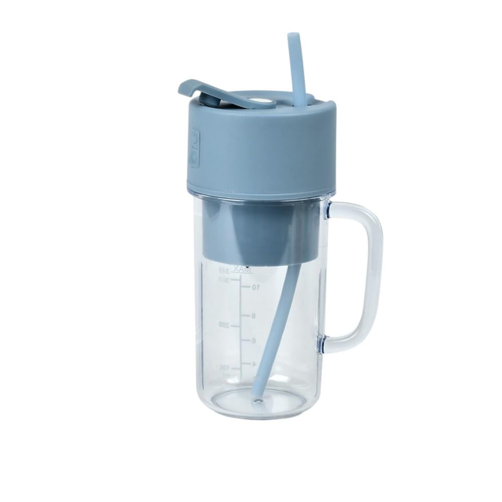 Фітнес-блендер портативний Stenson R97702 із трубочкою/USB 500 мл Синій (24998302)