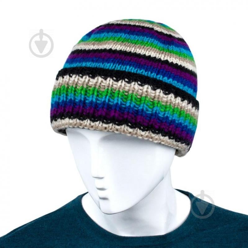 Шапка Kathmandu Паттэ Ручная работа 100% шерсть яка S 54-56 Разноцветная (24979)