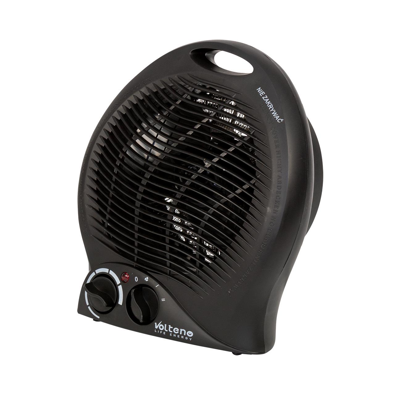 Тепловентилятор электрический Volteno с термостатом 2000 Вт Black - фото 3 Тепловентилятор электрический Volteno с термостатом 2000 Вт Black - фото 3