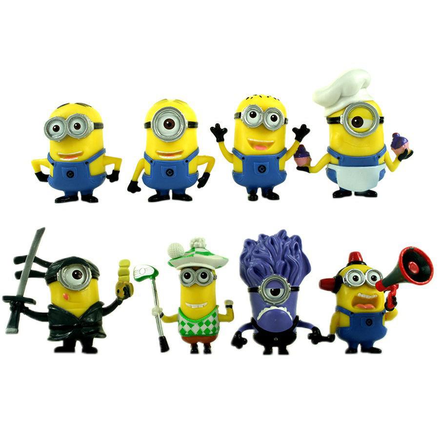 Фигурки Minions Гадкий Я 8 шт. 6 см Фигурки Minions Гадкий Я 8 шт. 6 см