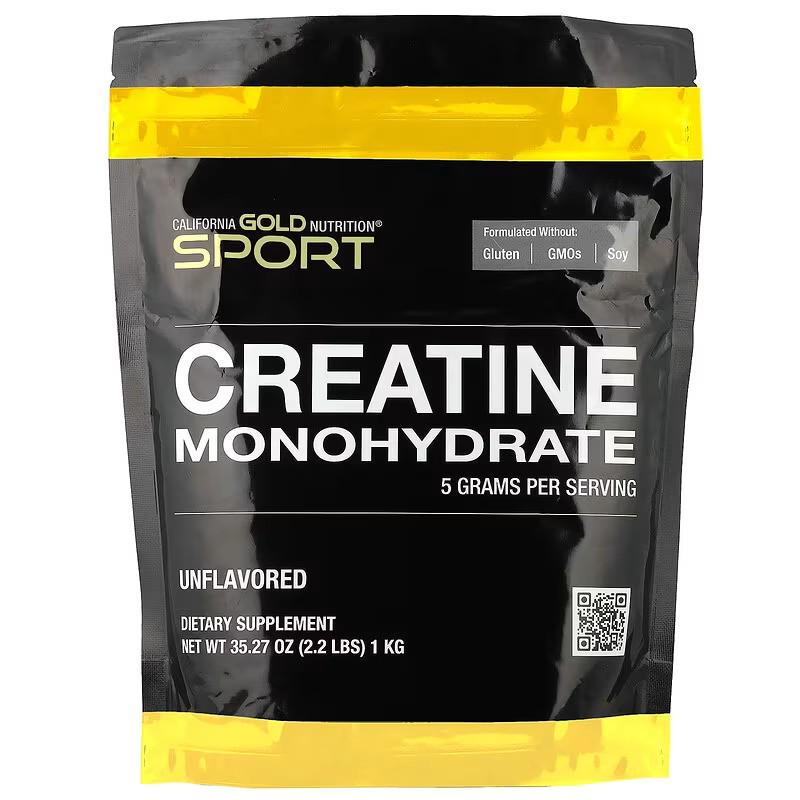 Креатин моногідрат California Gold Nutrition Creatine Monohydrate 1000 г