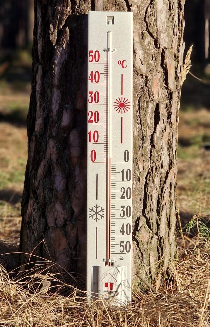 Термометр уличный Стеклоприбор ТБН-3-М2 на металлической основе с односторонней шкалой 69 см - фото 3