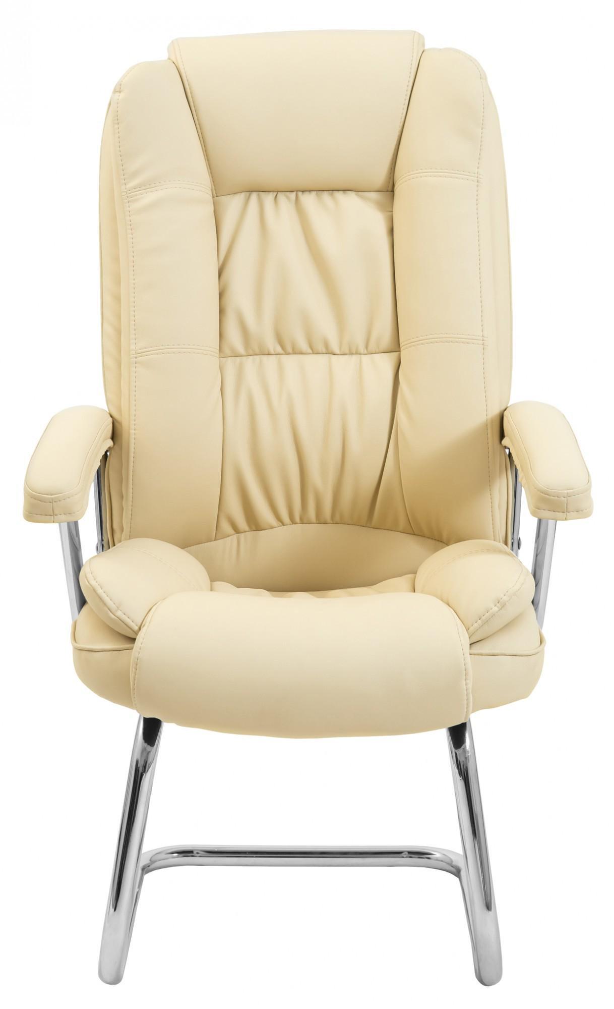 Кресло офисное компьютерное California Fly 2207 CF Хром Бежевый - фото 2 Кресло офисное компьютерное California Fly 2207 CF Хром Бежевый - фото 2