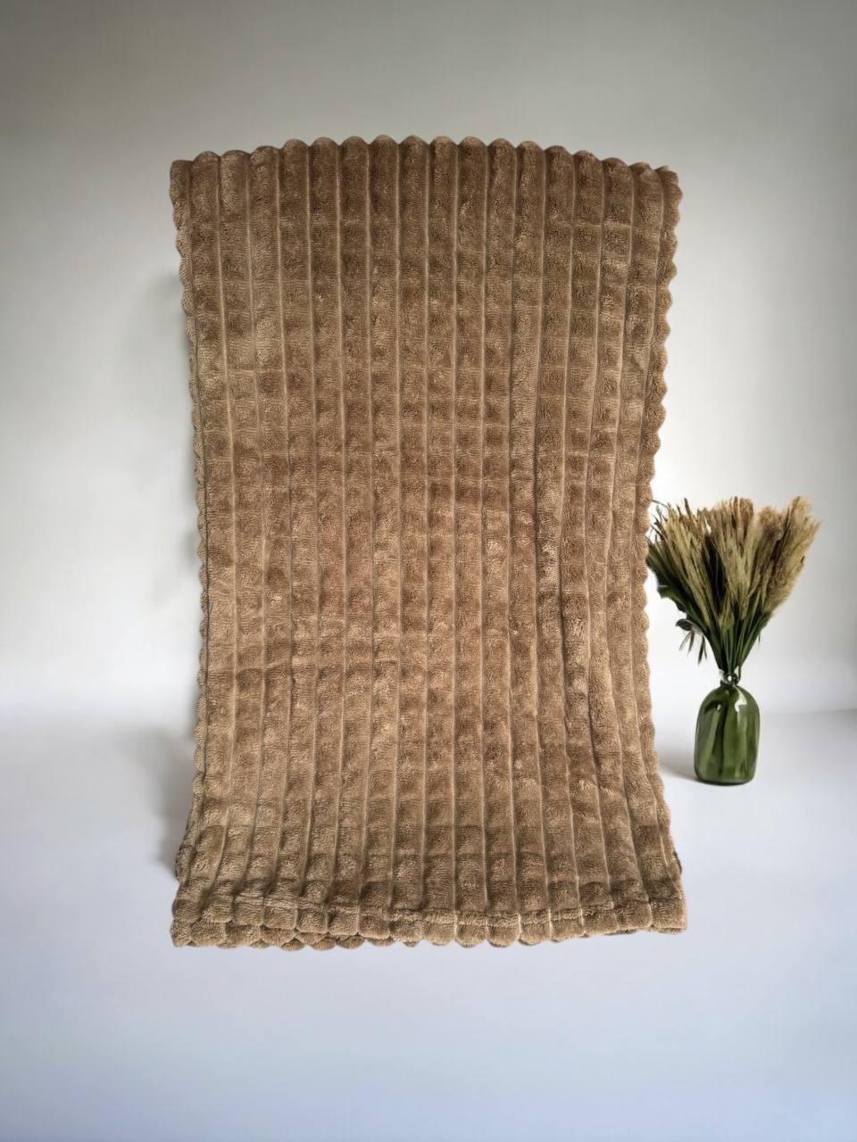 Плед 200х220 см Кофейный (Д-al-krokodil2-010-03) - фото 1 Плед 200х220 см Кофейный (Д-al-krokodil2-010-03) - фото 1