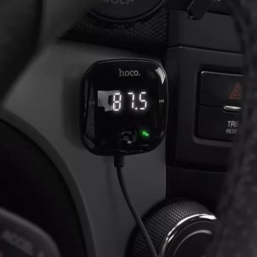 FM-трансмітер Hoco FM Launcher E65 із зарядним пристроєм - фото 8 FM-трансмітер Hoco FM Launcher E65 із зарядним пристроєм - фото 8