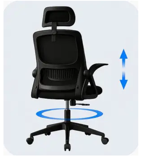 Кресло Diego ErgoFlex сетка Черный - фото 3