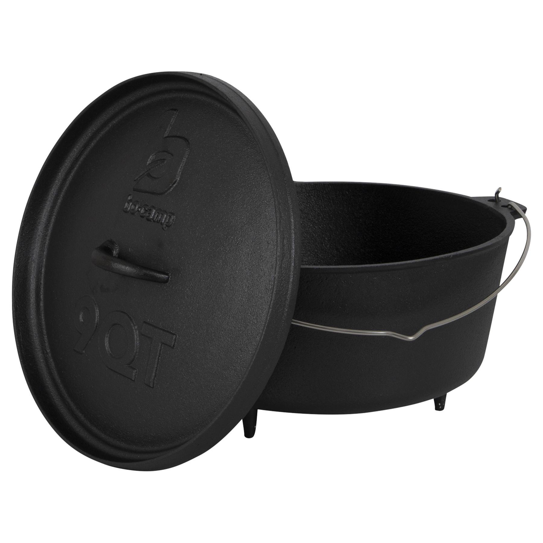 Казан с крышкой Bo-Camp Dutch Oven Cast Iron 31 см/7,1 л Black (2122415) - фото 2 Казан с крышкой Bo-Camp Dutch Oven Cast Iron 31 см/7,1 л Black (2122415) - фото 2