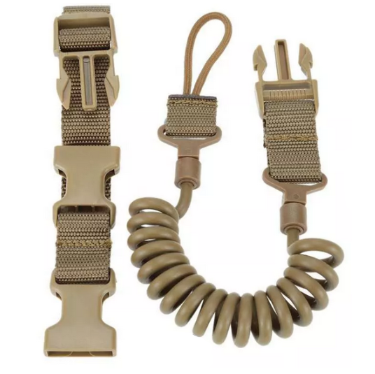 Страхувальний шнур із двома фастексами Койот (8721396)