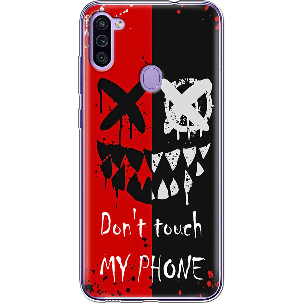 Чехол BoxFace Samsung M115 Galaxy M11 Bad Smile Прозрачный силикон (39780-up2468-39628)