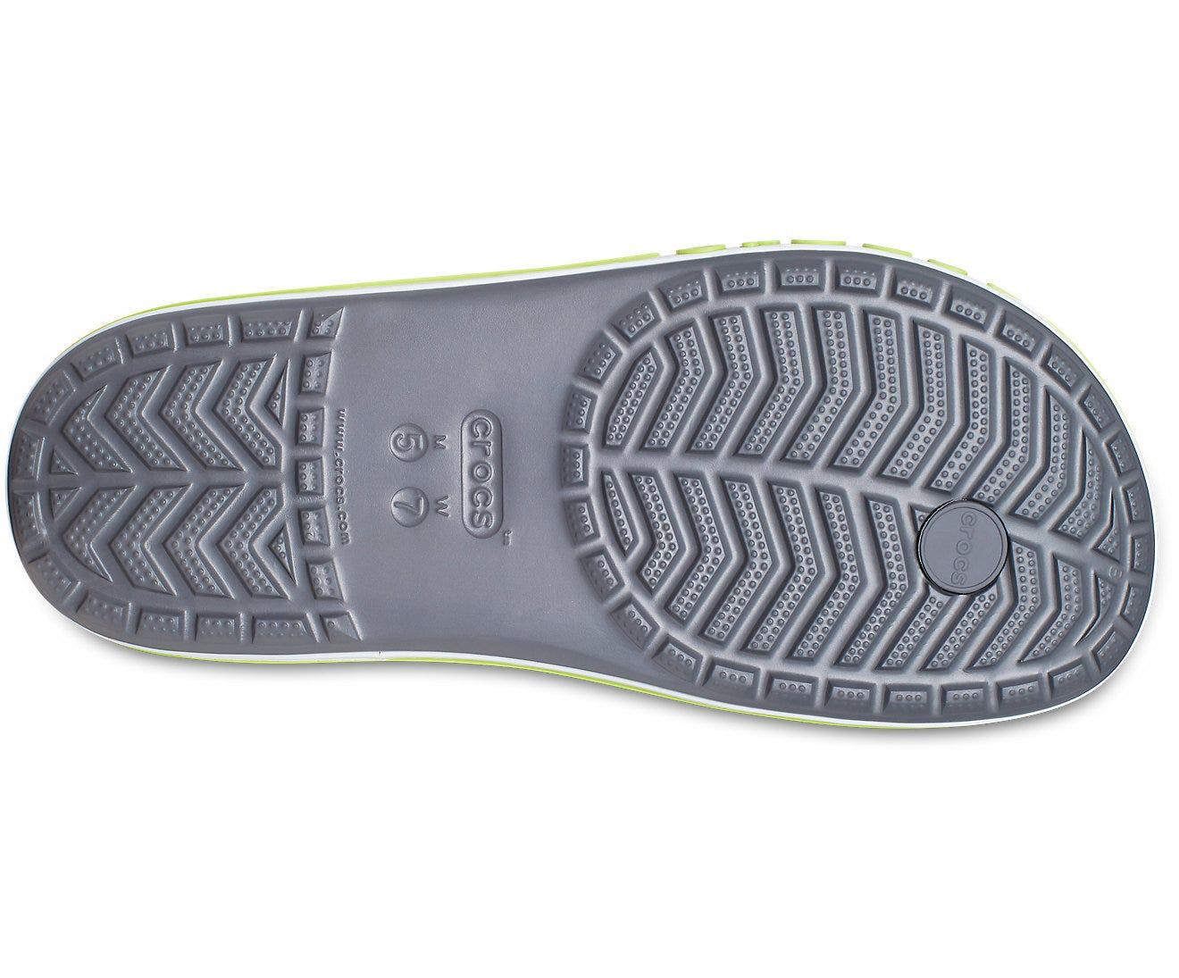 Вьетнамки Crocs Bayaband flip M9W11 р. 42/43 27 см Slate Grey Lime Punch (205393) - фото 5