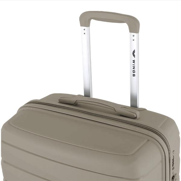 Чемодан Wings MUR01 маленький 40 л Бежевый (MUR01-S-Beige) - фото 4