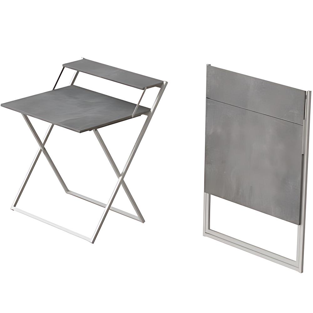 Стіл-трансформер Ferrum-decor Компакт 4 метал/ДСП 16 мм 750x790x720 мм Білий/Бетон (FRD-104703) - фото 2