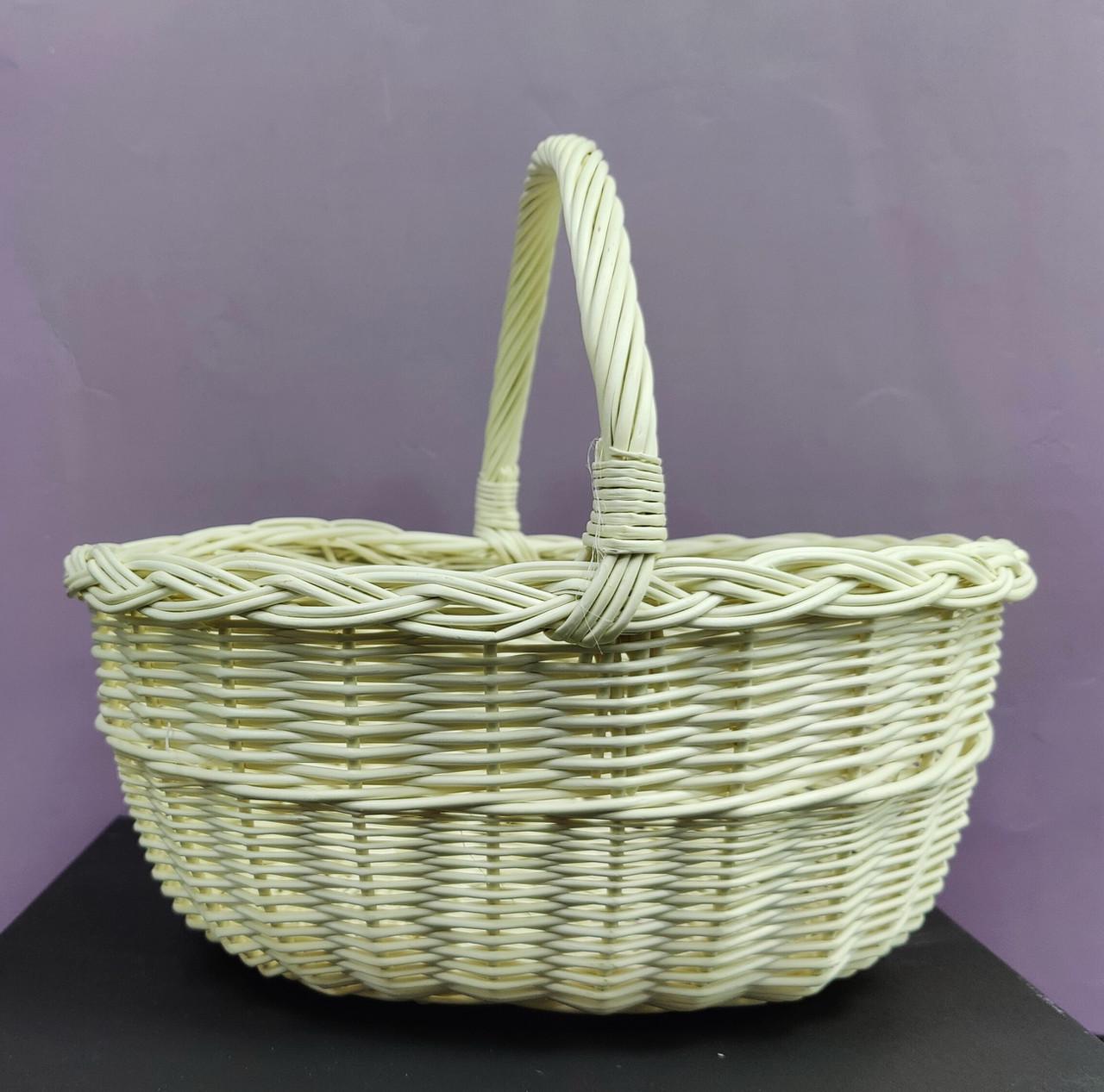 Кошик плетений 34x27x15 см (KP037)