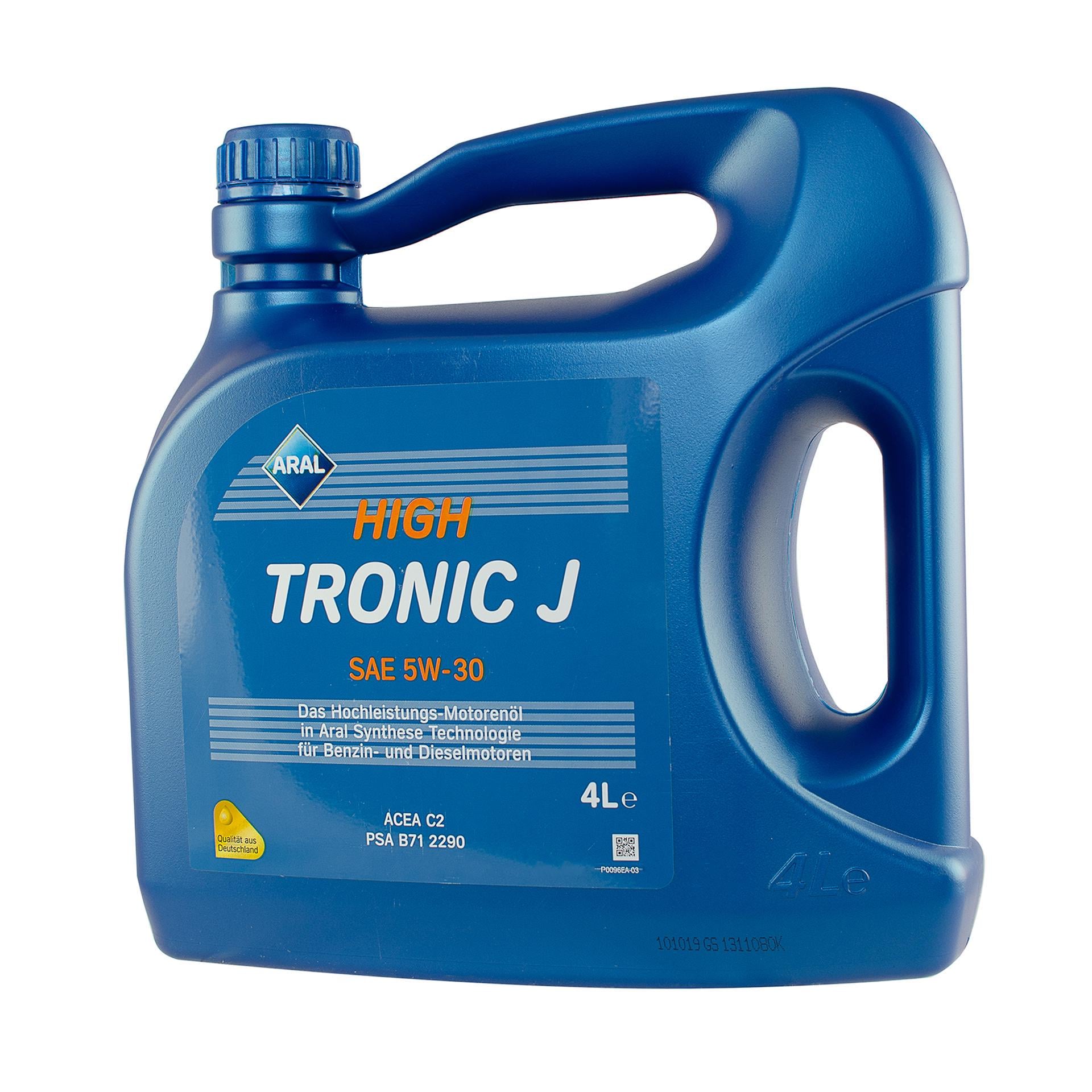 Моторное масло Aral HighTronic J 5W-30 4 л