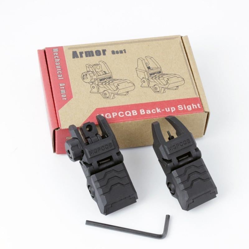 Мушка и целик MGPCQB Back-up Sight складные (31554938)