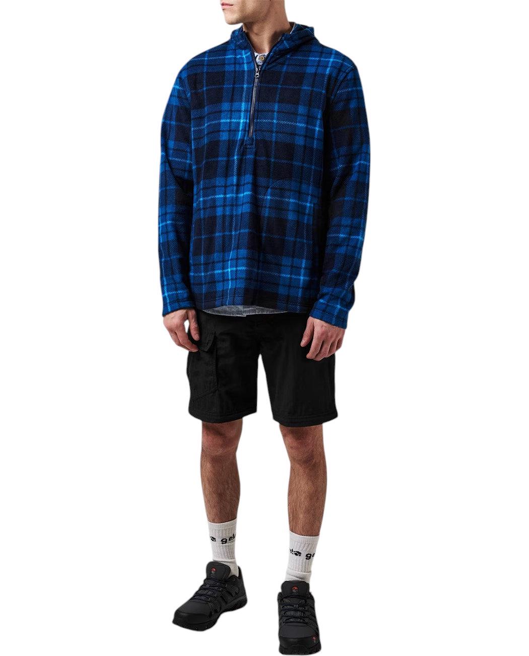 Худые флисовые на молнии 1/4 Gelert 44353618 XL Синий в клетку (2443536184703) - фото 3 Худые флисовые на молнии 1/4 Gelert 44353618 XL Синий в клетку (2443536184703) - фото 3