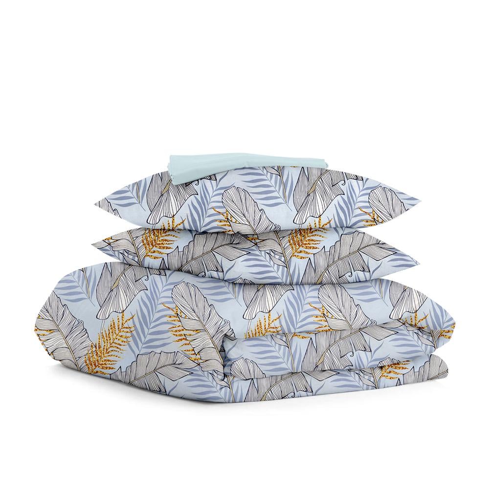 Постель двуспальная Cosas Palm Leaves с простыней на резнике 180х220 см (4822052130063)