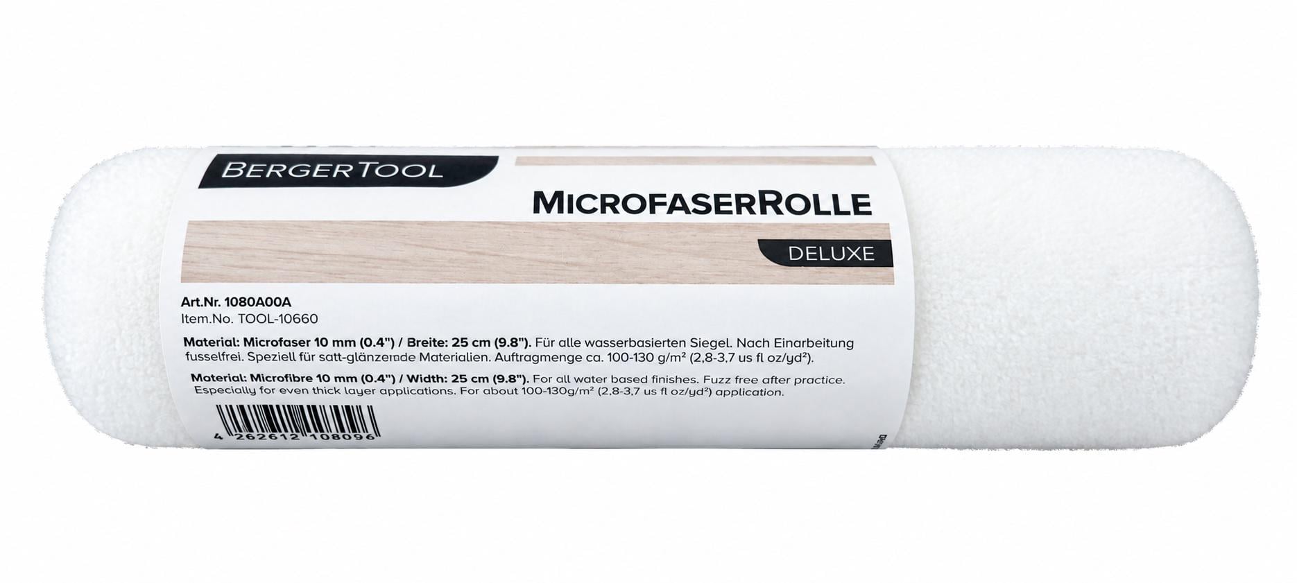 Валик для лака Berger Tool Microfaserrolle Deluxe 25 см ворс 10 мм