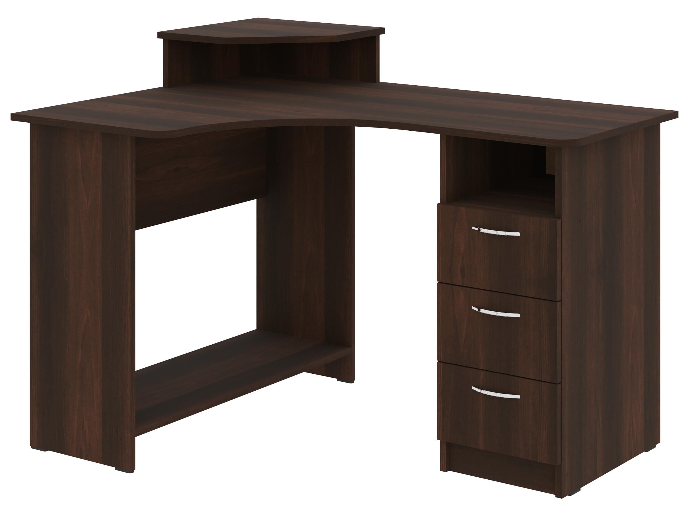 Письменный стол PEHOTIN Компакт 120х88х75/89 см Орех (PN-101390) Письменный стол PEHOTIN Компакт 120х88х75/89 см Орех (PN-101390)