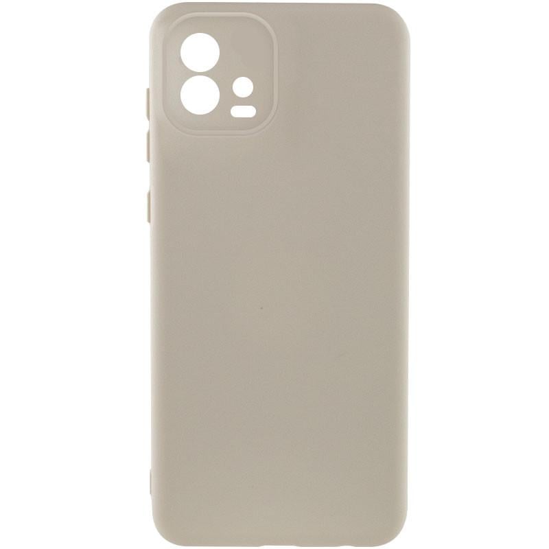 Протиударний чохол Silicone Cover Lakshmi Full Camera (A) для Motorola Moto G72 Пісочний / Sand