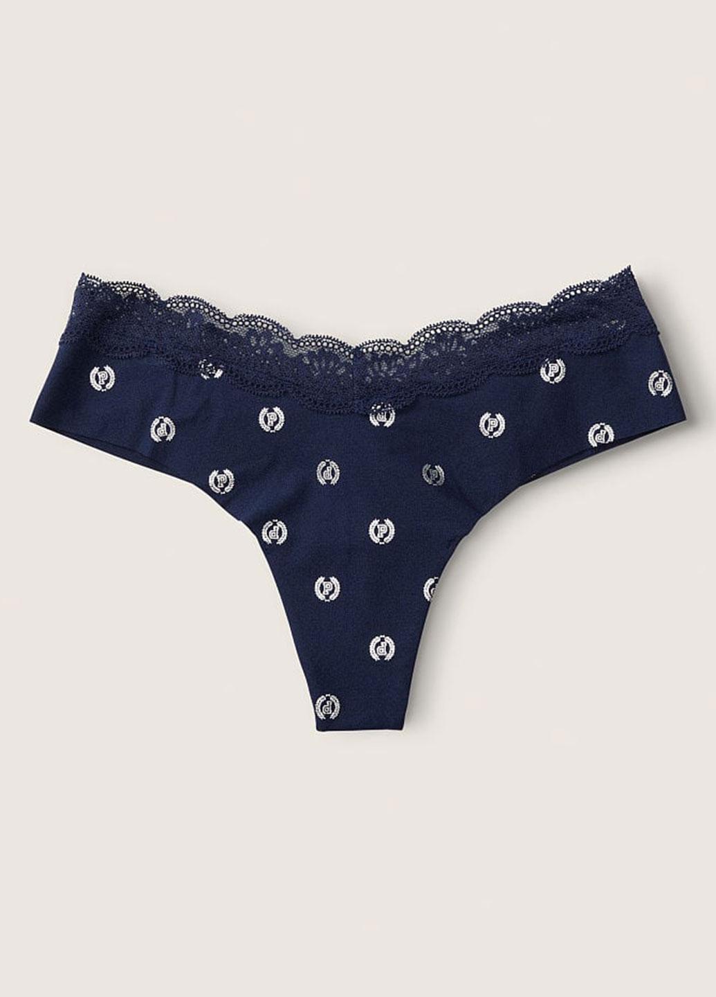 Женские трусы Victoria's Secret XL Синий (00564823QCSXL)