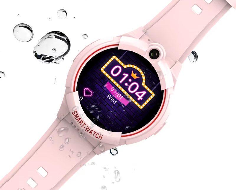 Смарт-часы детские Lemfo Y05 с GPS/4G звонками/видеосвязью/прослушкой/камерой/аккумулятором 1000 mAh Розовый (8668655) - фото 11