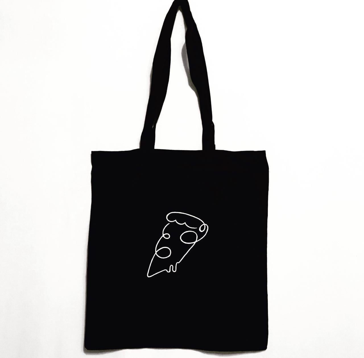 Еко-сумка з принтом Піца (834)