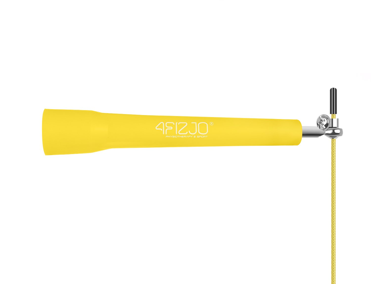 Скакалка 4fizjo Standard+ швидкісна для кросфіту Yellow (4FJ0184) - фото 2