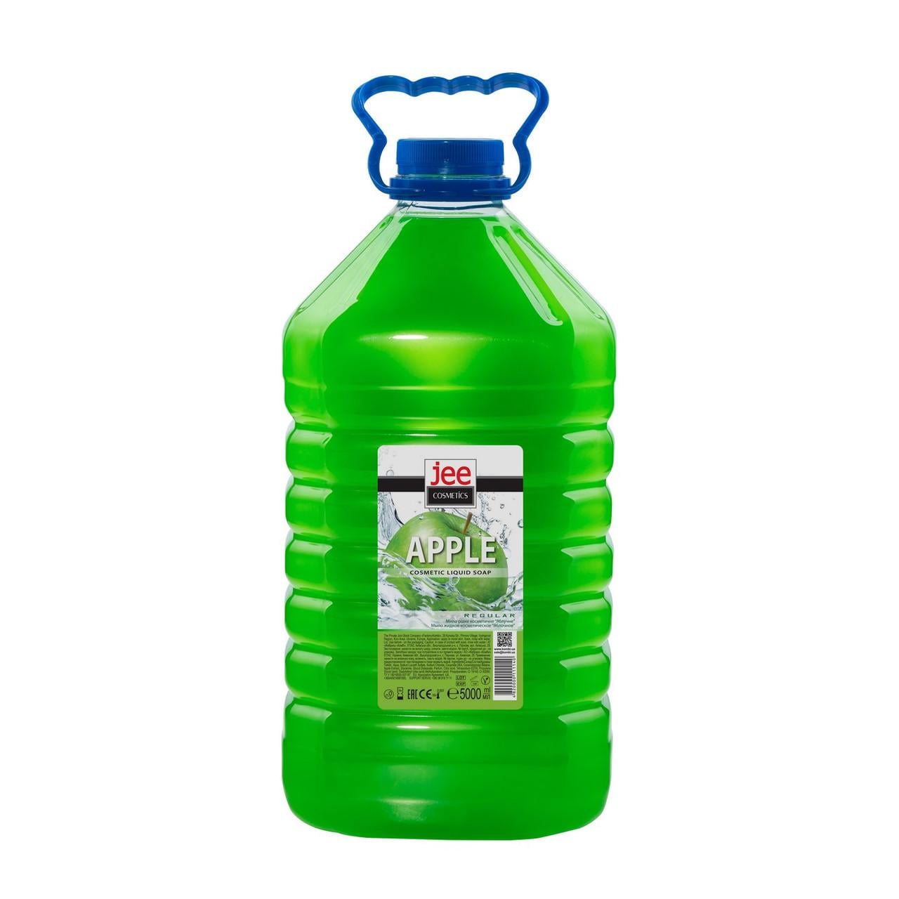 Мыло жидкое JEE Cosmetics REGULAR косметическое "Яблочное" ПЕТ бутылка 5000 мл (2610739613)