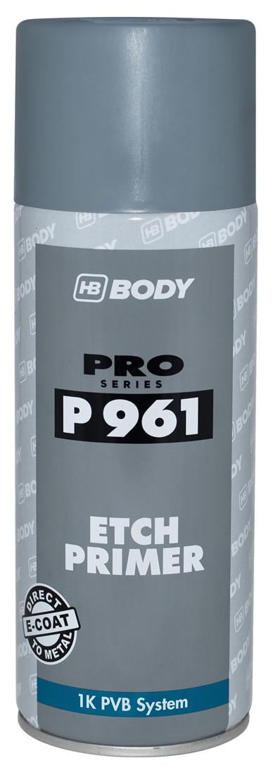 Грунт протруючий Body HB Spray P961 Etch Primer 400 мл Сірий