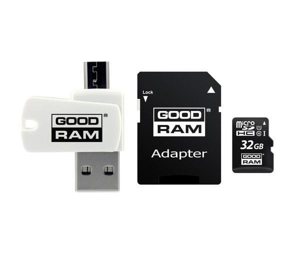 Карта памяти MicroSDXC Goodram M1A4-0320R12 с адаптером 32 ГБ (5012287d)
