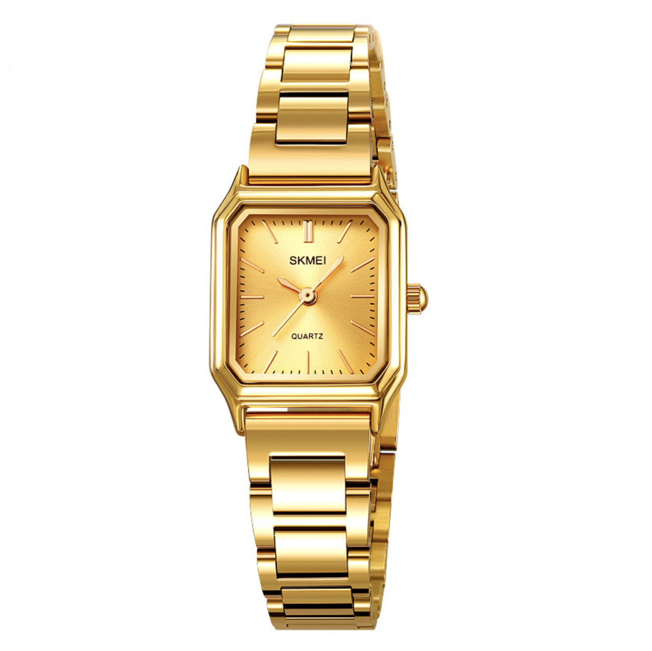 Годинник жіночий металевий Skmei Золотистий (z067-3)