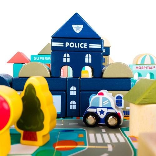 Конструктор дерев'яний місто Kruzzel 23519 115 ел. (27087730) - фото 11 Конструктор дерев'яний місто Kruzzel 23519 115 ел. (27087730) - фото 11