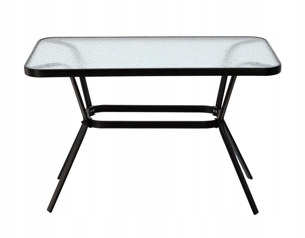 Стол садовый GardenLine 110x60x70 см Black