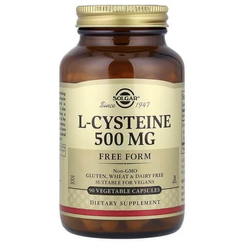 Цистеин Solgar L-Cysteine 500 мг 90 Capsules (SOL-00962) Цистеин Solgar L-Cysteine 500 мг 90 Capsules (SOL-00962)