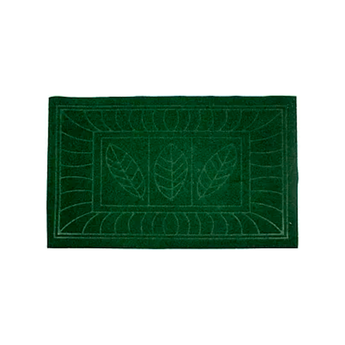 Килимок придверний Stenson Лист N01583 48х78 см Зелений