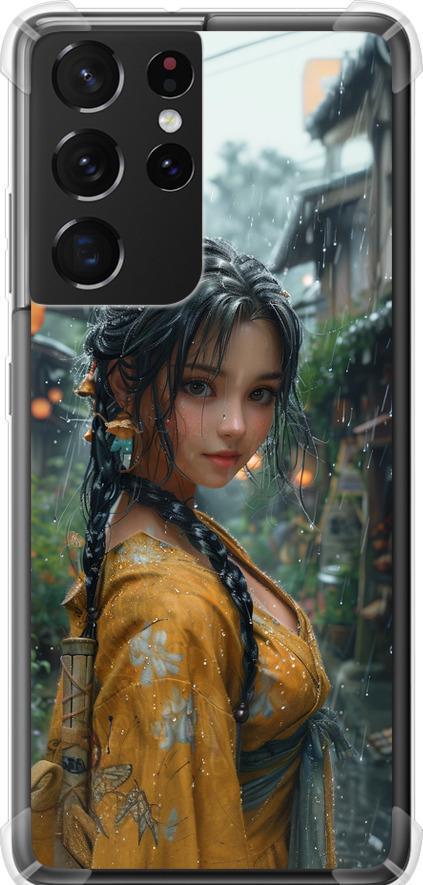 Чехол на Samsung Galaxy S21 Ultra (5G) Anime-girl (6133sp-2116-42517)