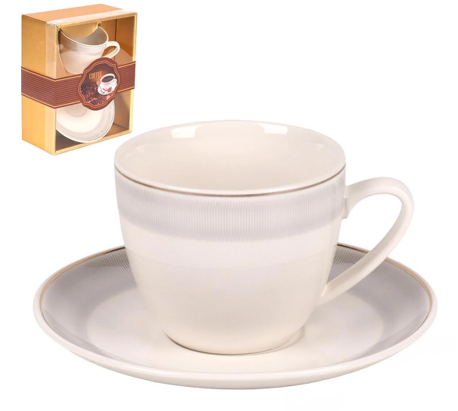 Чашка с блюдцем Ordinary 230 мл (R34230-1)