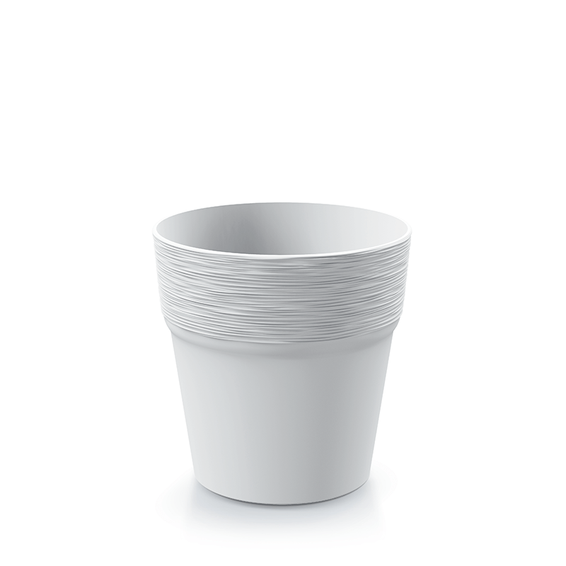 Горшок для цветов Prosperplast Furu-2 круглый 17,5х17,9 см Белый (73720-449)