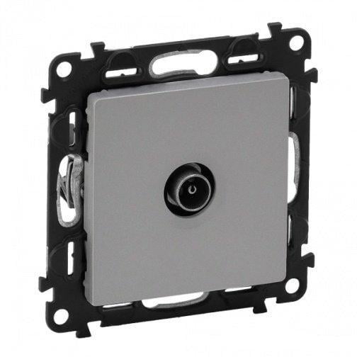Розетка Legrand Valena LIFE TV скрытый монтаж IP20 Алюминий (753651)