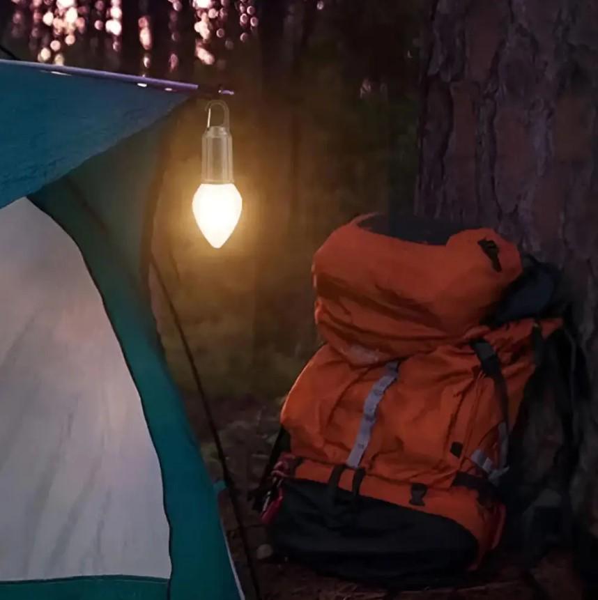 Лампа-фонарь LED BL HK 169B USB аккумуляторная для кемпинга и аварийного освещения Теплый белый (МХ-00009261) - фото 5