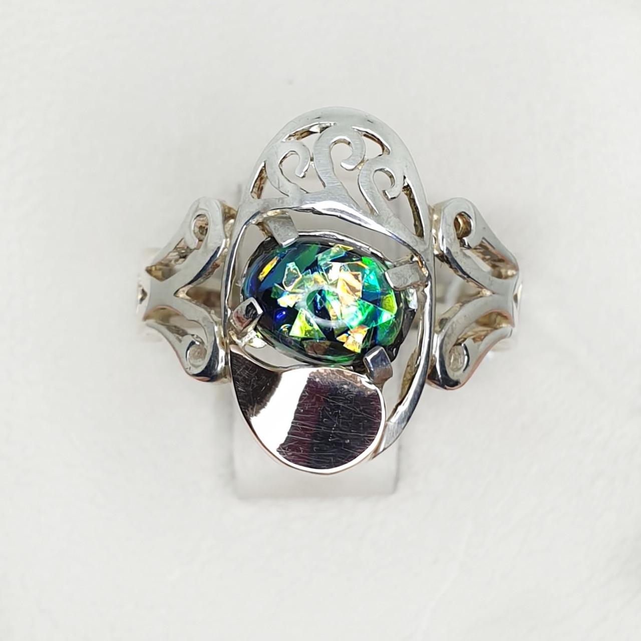 Кольцо серебряное с опалом р. 17,5 3,14 г (1430553433) Кольцо серебряное с опалом р. 17,5 3,14 г (1430553433)